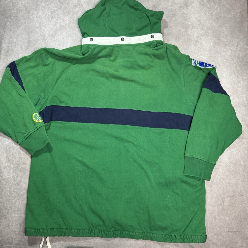 Rare VTG 90s Polo Ralph Lauren Ski Patrol Thermal Lined Rugby Heavy Polo 6XB Big - Picture 4 of 9